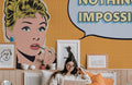 Hepburn Impression Wallpaper Mural