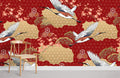 Japanese Crane Wallpaper Mural