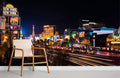 Las Vegas Street Wallpaper Mural