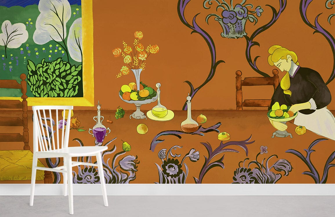 Madam's Dinner Party ll Wallpaper Mural
