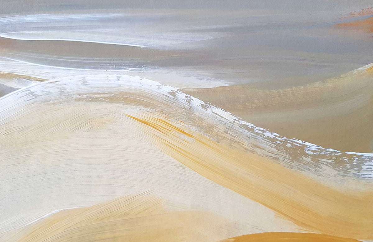 Elegant Sandy Dunes Mural Wallpaper - Neutral Tones for Serene Interiors