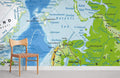 North Pole and Europe Wallpaper Mural