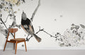 Perched Japanese Swallow Wallpaper Mural