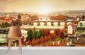 Prague Sunset Wallpaper Mural