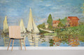 Regattas at Argenteuil Wallpaper Mural