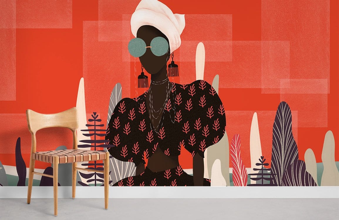Modern Lady II Wallpaper Mural