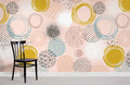 Round Pattern Wallpaper Mural