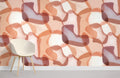 Overlapping Graphics Wallpaper Mural