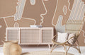 Abstract Portrait Wallpaper Mural