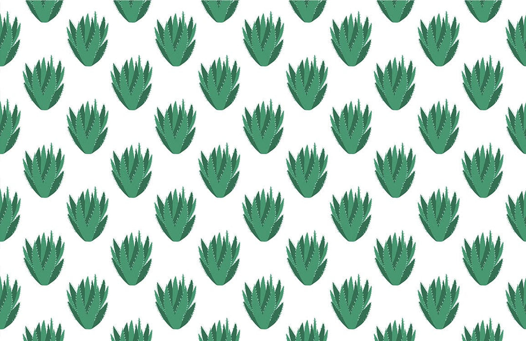Fresh Green Leaf Pattern Wallpaper for Contemporary Home Interiors