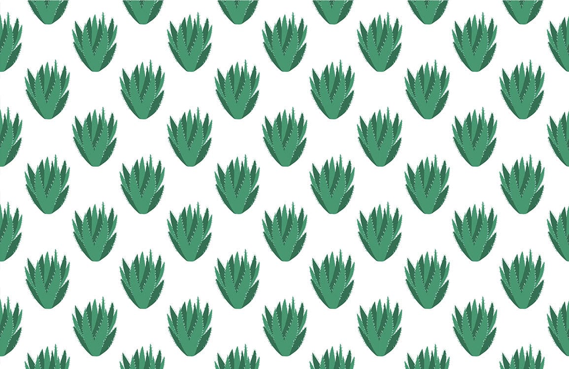 Fresh Green Leaf Pattern Wallpaper for Contemporary Home Interiors