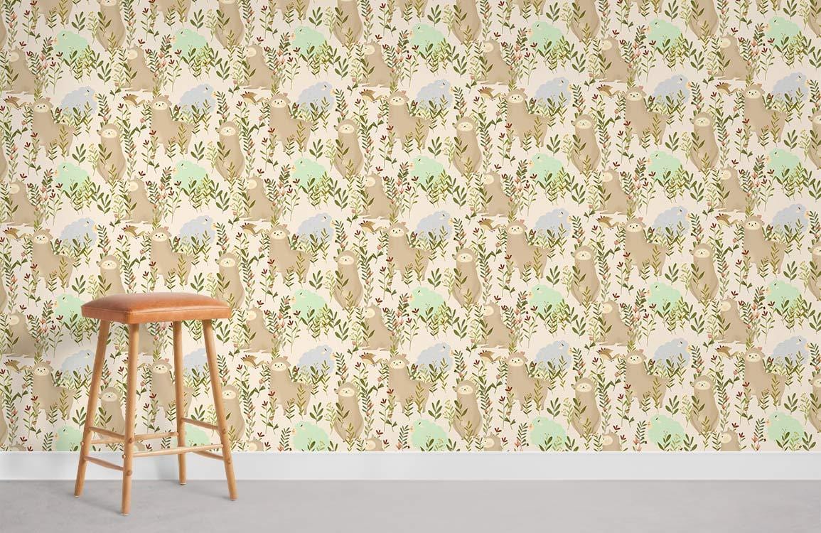 Sheep Wallpaper Mural