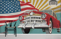 American Flag Wallpaper Mural