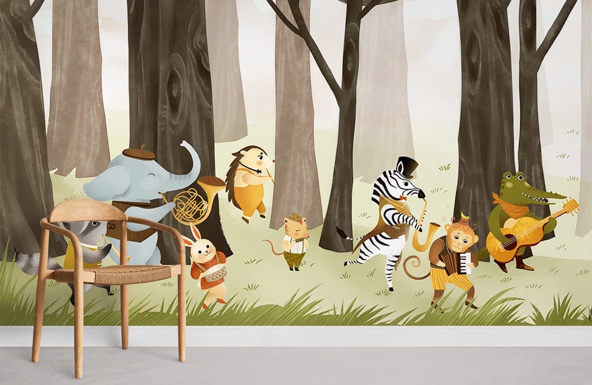 Animal Band II Wallpaper Mural