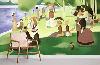A Sunday Afternoon II Wallpaper Mural