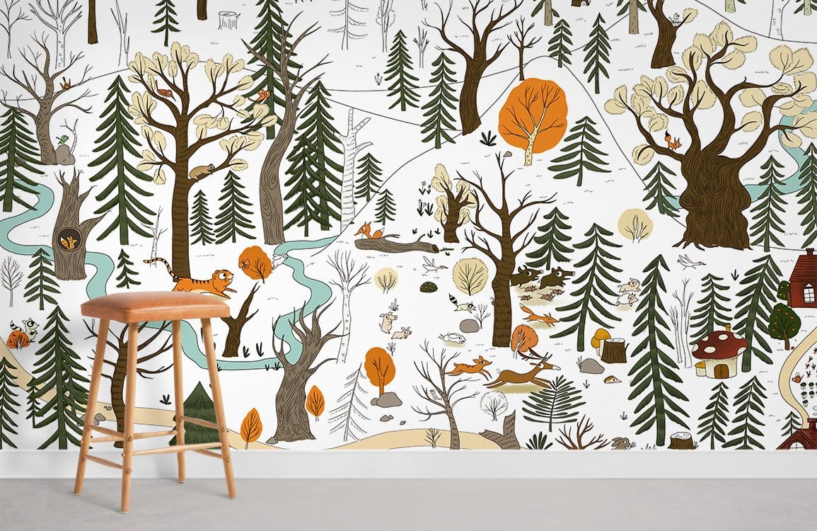 Forest Diary II Wallpaper Mural