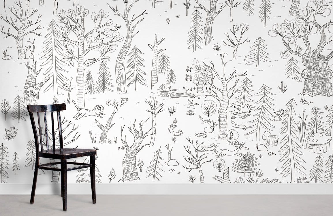 Forest Diary III Wallpaper Mural