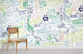Animals II Wallpaper Mural