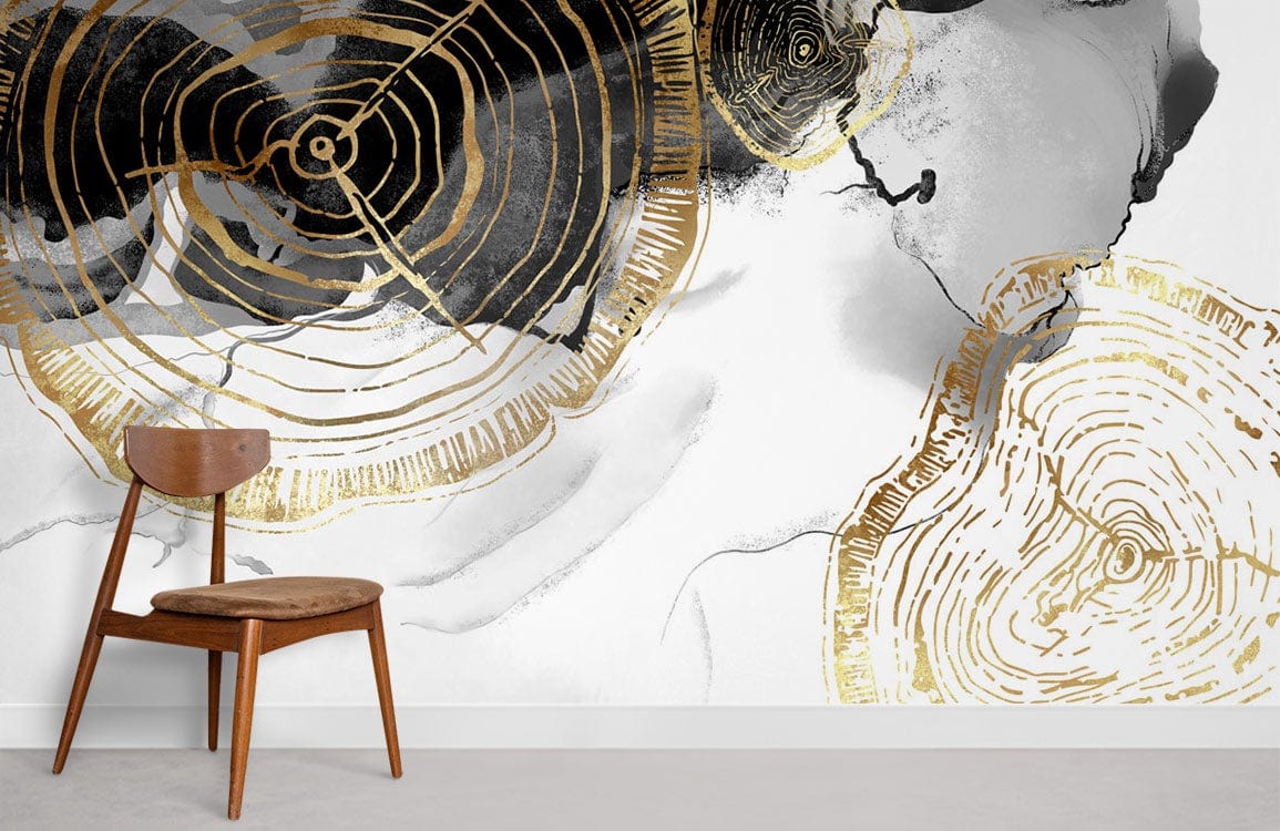 Annual Ring Wallpaper Mural