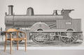 Antique Train Wallpaper Mural
