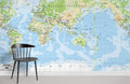 Asia Centered Wallpaper Mural