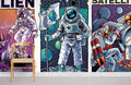 Astronaut and Alien Wallpaper Mural