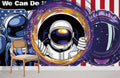 Astronaut Halo Wallpaper Mural
