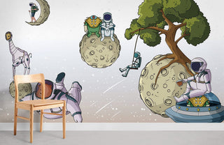 Astronaut Travel Wallpaper Mural