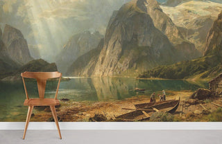 August Wilhelm Leu Wallpaper Mural