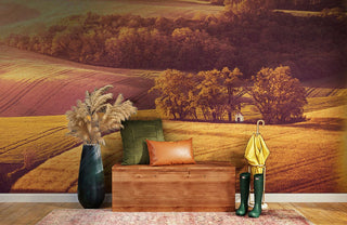 Autumn Farmland Wallpaper Mural