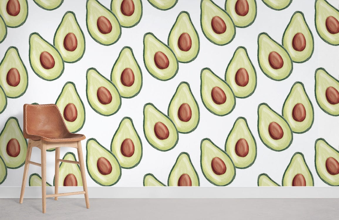 Avocados Wallpaper Mural
