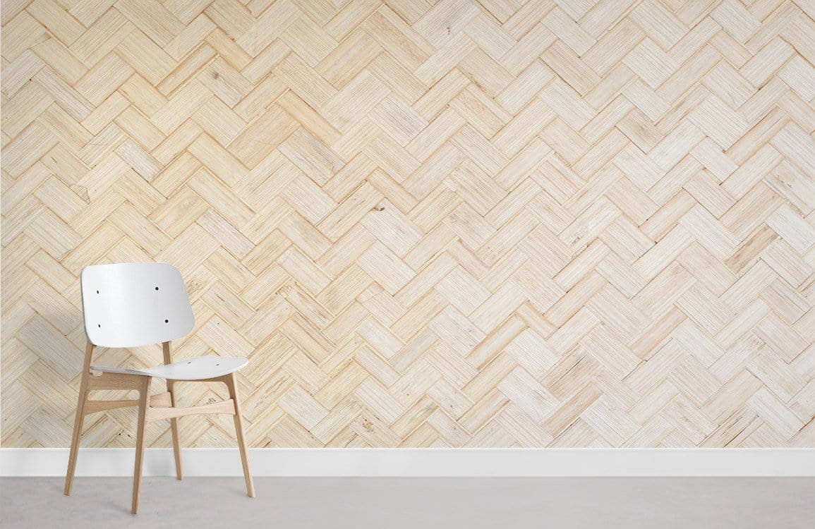Pastel Wood Wallpaper Mural