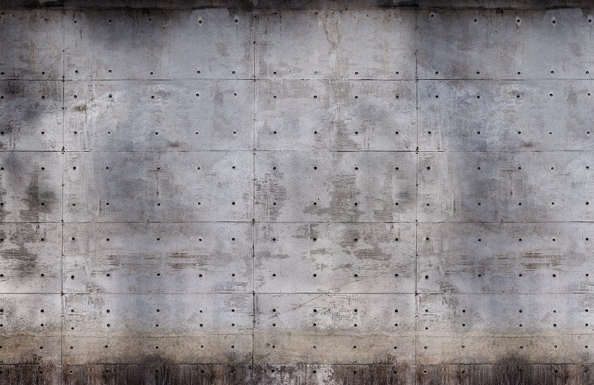 Industrial Grey Concrete-Effect Textured Wallpaper for Modern Urban Interiors