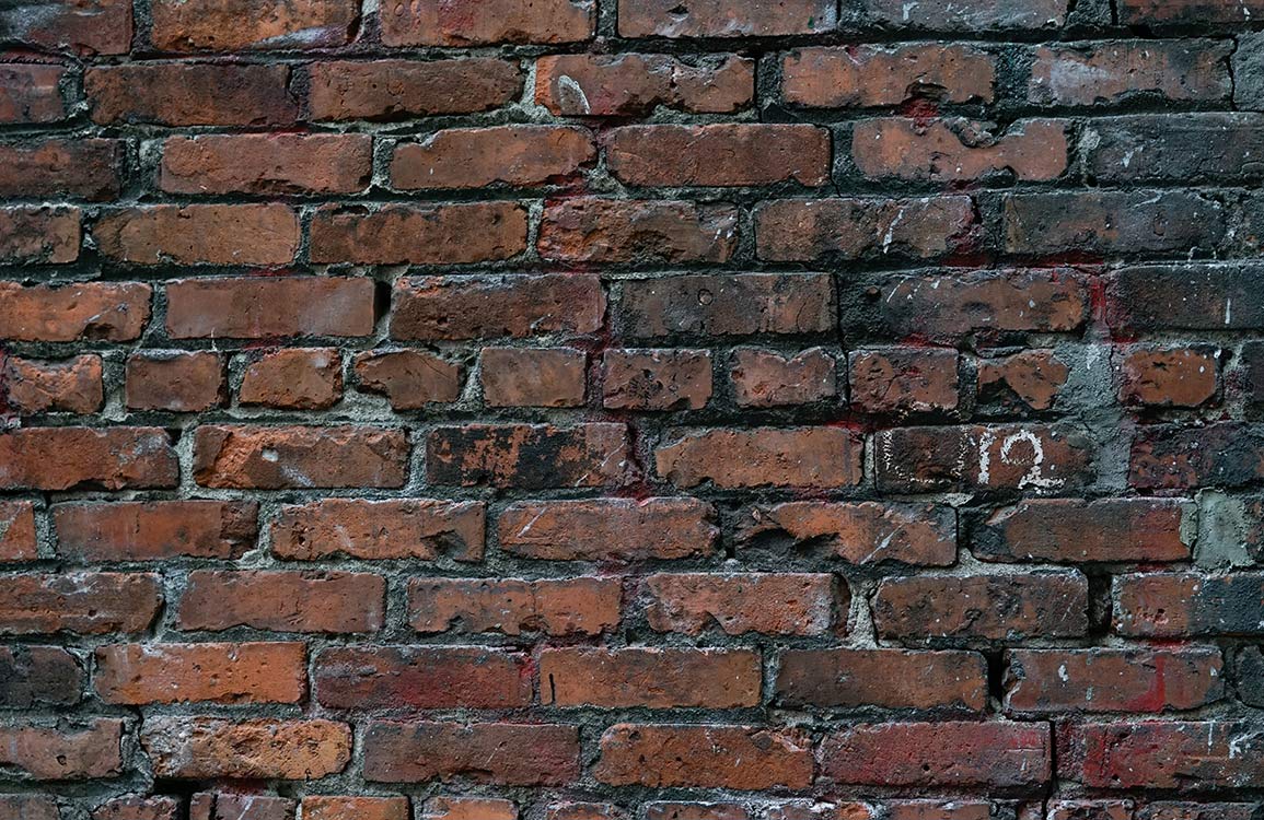 Vintage Red Brick Industrial Style Rustic Wallpaper Mural for Home Décor