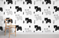Bear & Forest Wallpaper Mural