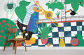 Bears Playing Music Wallpaper Mural