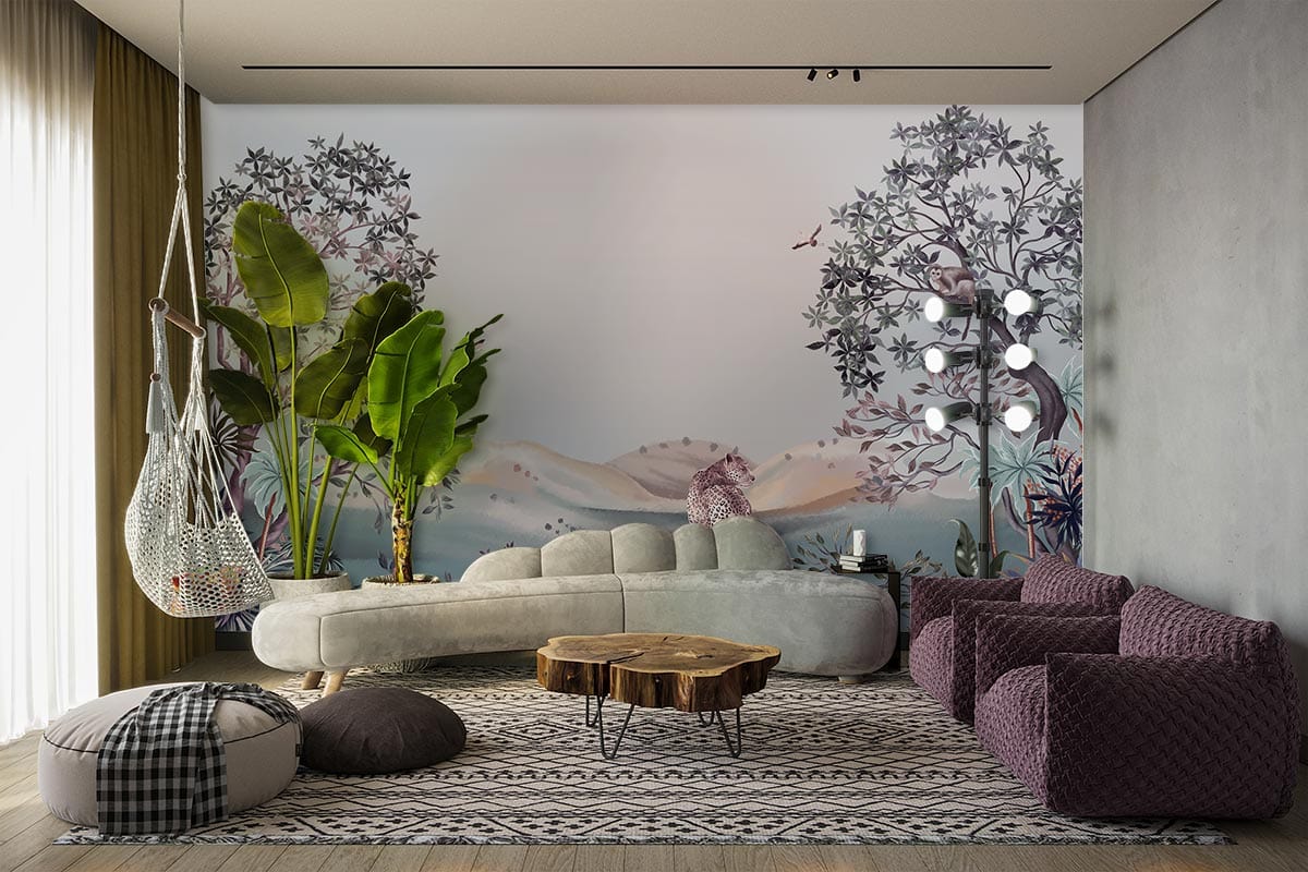 Beast & Garden Ⅱ Wallpaper Mural Livingroom