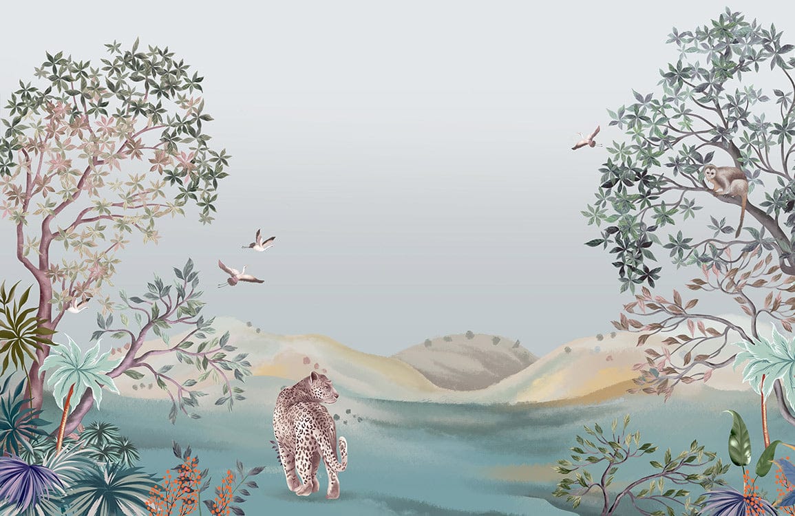 Beast & Garden Ⅲ Wallpaper Mural Hallway