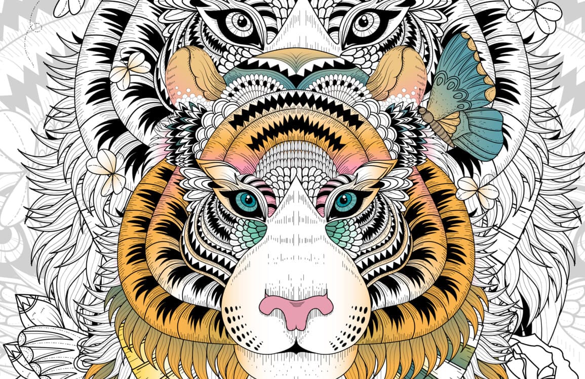 Beautiful Tiger Wallpaper Mural