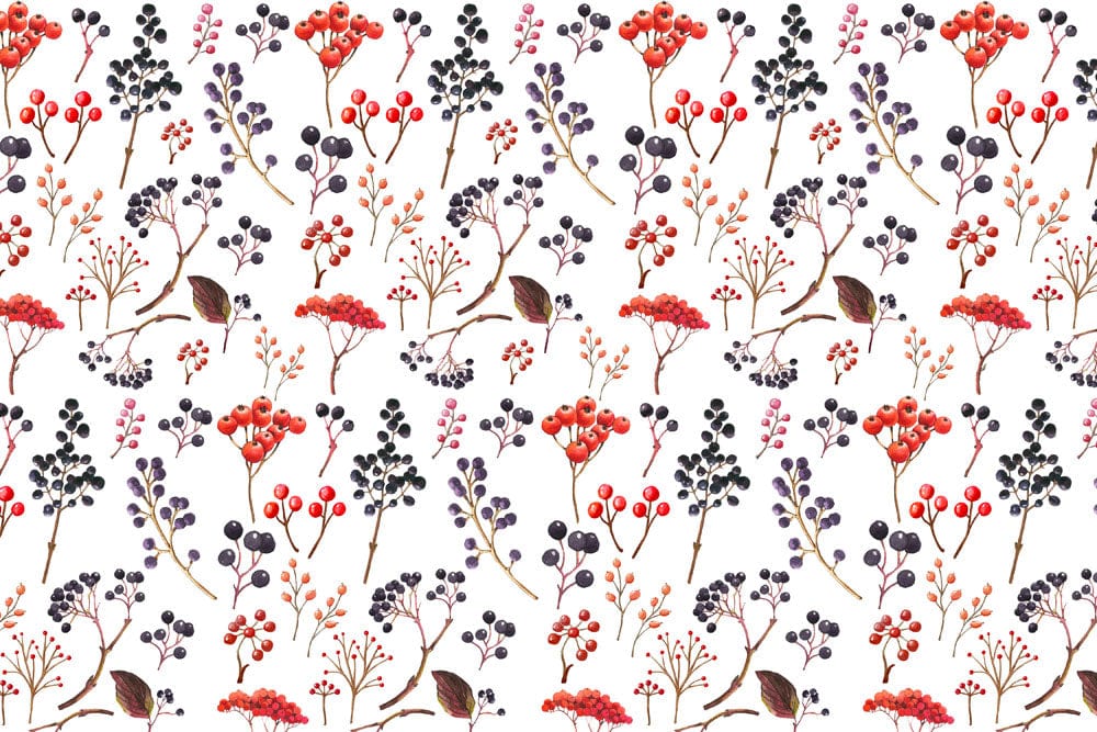 Berry Collection Wallpaper Mural