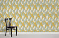 Bicolor Leaves Wallpaper Mural