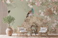 Birds Talking Wallpaper Mural