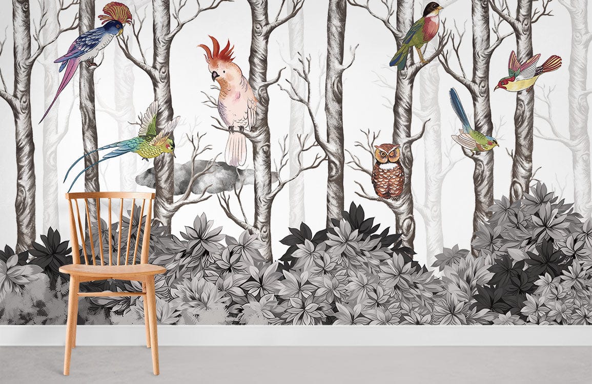 Birds' Forest ll Wallpaper Mural