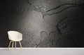 Black Concrete Wallpaper Mural