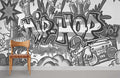 Hip Hop Art V Wallpaper Mural