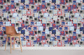 Block Texture Wallpaper Mural