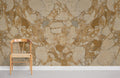Blocky Yellow Mineral Wallpaper Mural