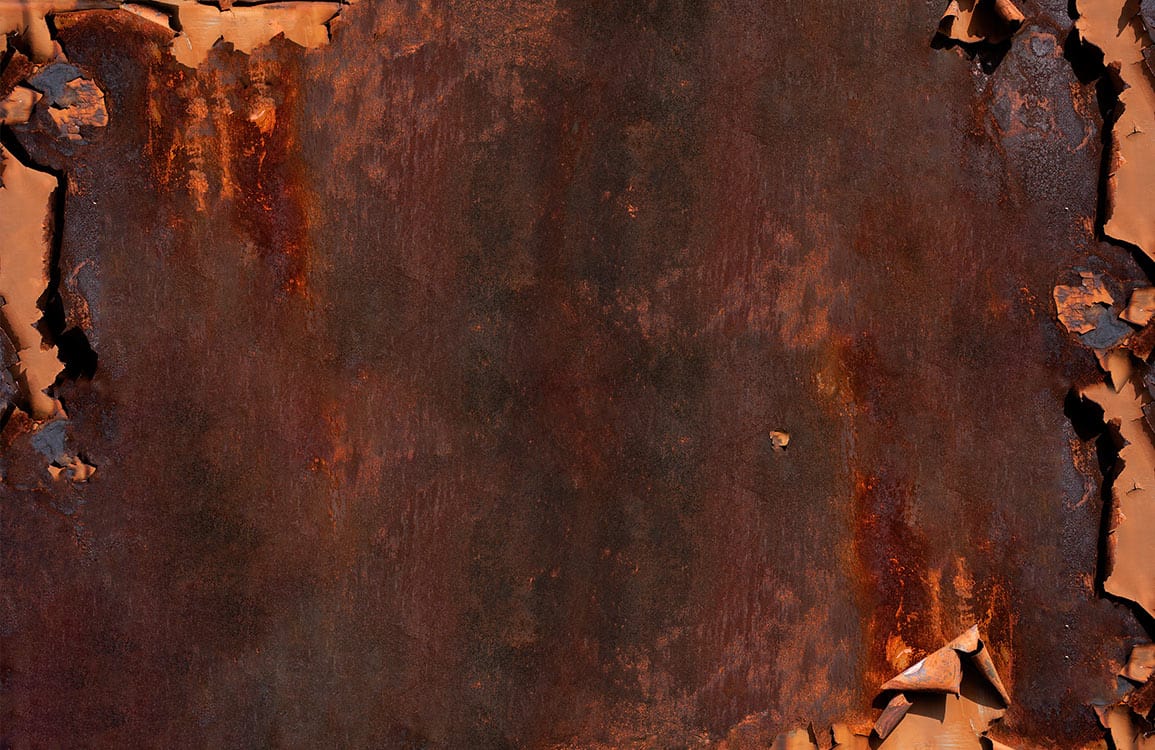 Rustic Industrial Aged Metal Effect Peel and Stick Wall Mural