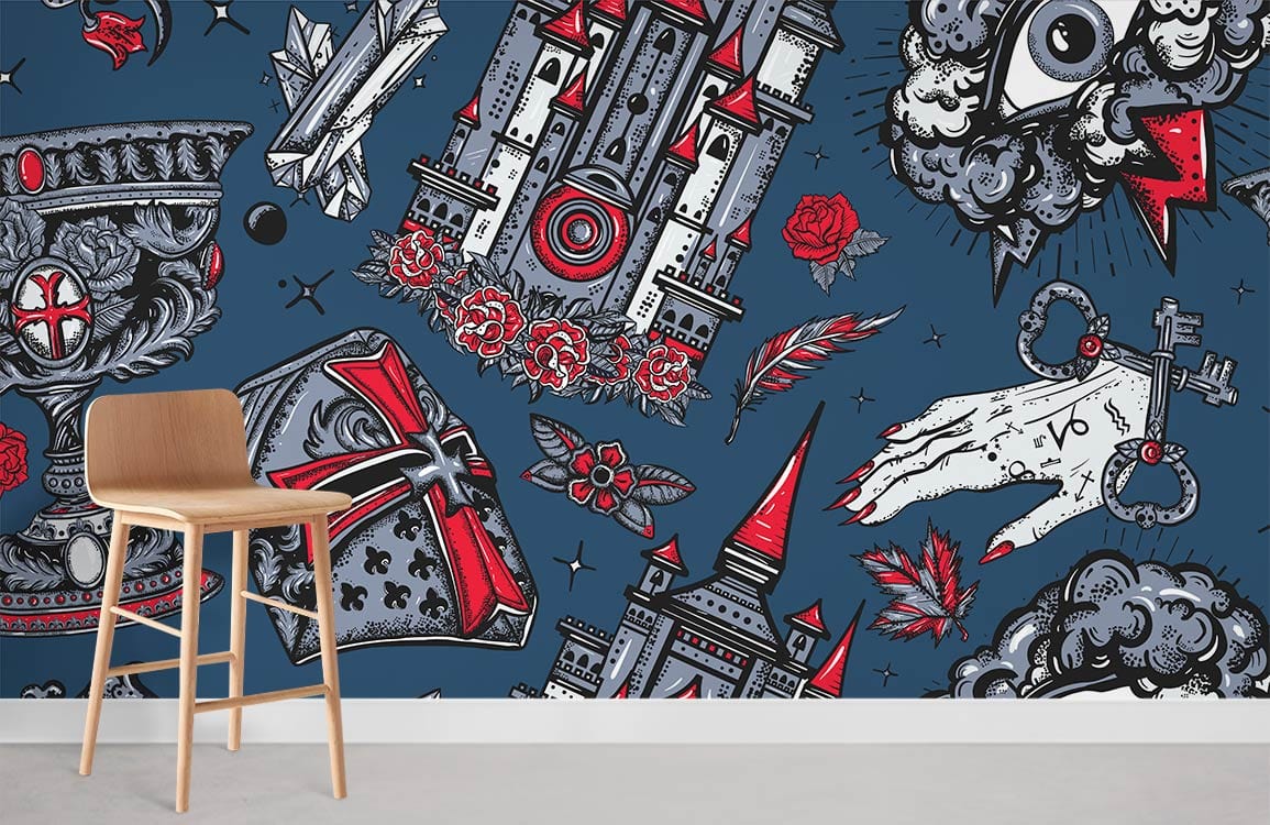Bloody Castle's Secret Wallpaper Mural