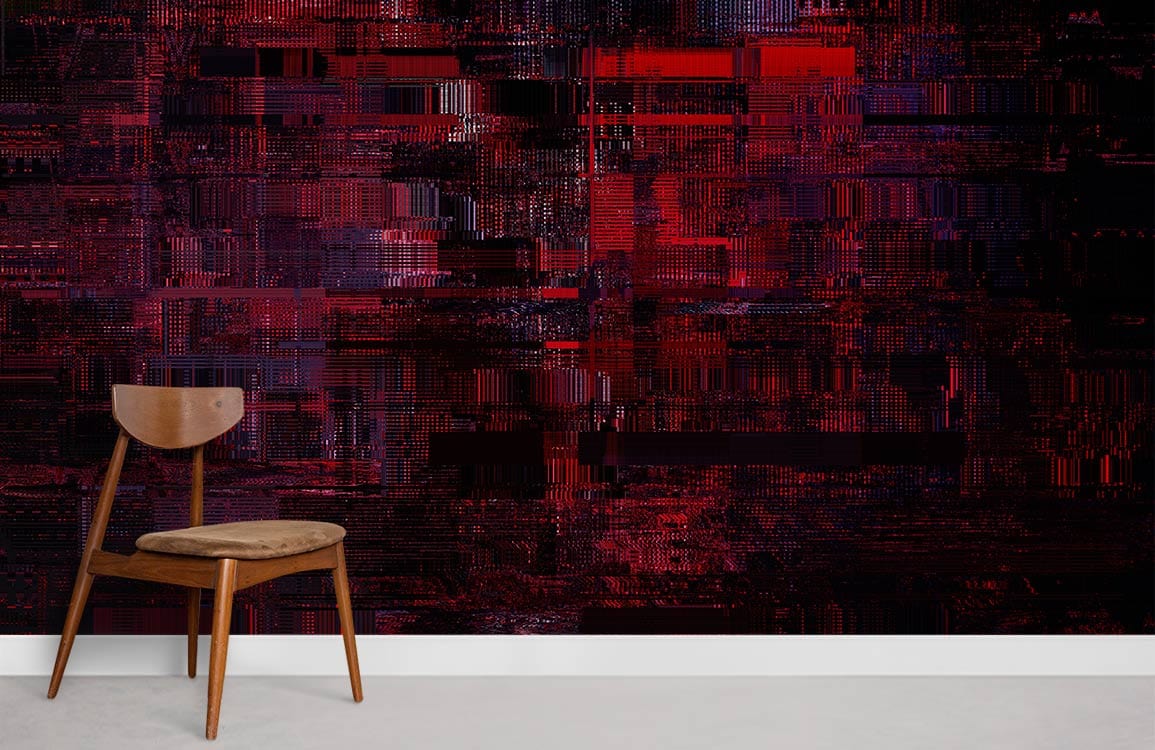 Bloody Codes Room Wallpaper Mural